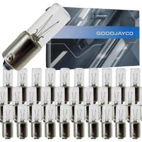 100 Pack – 120MB Light Bulbs, 120V, 3W, T2.5 Shape, CC-7A Filament, BA9s Standard Base – Pilot & Indicator Lamp – Replaces: 130MB, 12078, 34503, 6905 (100 Pack) in Saudi Arabia