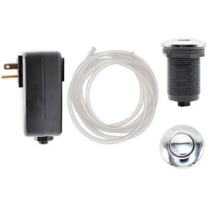 Disposal Air Switch Kit for Garbage Disposal Hands-Free On/Off Control UL Approved Includes 6' Air Tube 1-3/8" Air Button Safe & Convenient for Kitchen No Wiring Needed (Bronze) in Kuwait