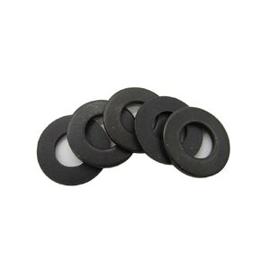 MIUYTRN M2 M2.5 M3 M4 M5 M6 M8 M10 M12 DIN125 ISO7089 Carbon Steel Flat Machine Washer Plain Black Washer Furniture Gaskets cuicui(M2(100PCS)) in Kuwait