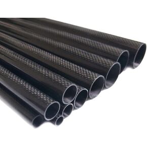 1pcs 3K Carbon Fiber Tube, Length 1000mm OD 10/12/14/16/18/20mm Plain Twill Matte Glossy Carbon Fiber Round Tube For Drone Accessories (Color : Twill Matte, Size : 10mmx8mmx1000mm) in Saudi Arabia