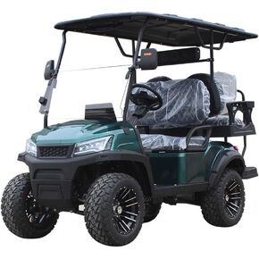 عربة جولف كهربائية LANGWEI، عربة جولف عالية التحمل للبالغين بأربعة مقاعد لملاعب الجولف وجميع مغامرات التضاريس in Kuwait