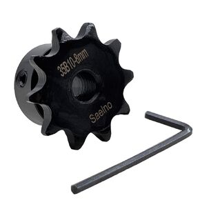 #35 Roller Chain Sprocket Type B 8mm bore 10 Tooth, Hardened Antirust 1045 Steel Drive Sprockets 35B10-8mm in Kuwait