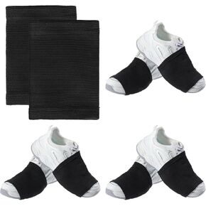 TIESOME 4 Pairs Dance Socks Over Shoes, Unisex Anti-Slip Shoe Covers for Sneakers Pivoting Spin Socks for Ballet Hip Hop on Smooth Wooden Floors in Kuwait