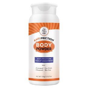 مسحوق مقاوم للعرق ومضاد للاحتكاك للصالة الرياضية والرياضة، بودرة جسم نسائية خالية من التلك لمنطقة أسفل الصدر والفخذ والقدمين، قابلة للحمل أثناء التنقل، تبقى جافة، توقف عن الغضب، تحرك بثقة، رائحة منعشة، 3.53 أونصة in Kuwait