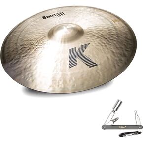 Avedis Zildjian Company Zildjian K0731 21-Inch K Dark/Mid Sound Sweet Ride Cymbal - Traditional Finish With ZKEY in Kuwait