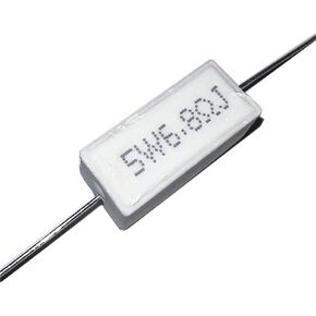 10 قطعة 5 واط 5% الاسمنت المقاوم الطاقة المقاومة 0.1 0.15 0.2 0.22 0.25 0.27 0.3 0.33 0.47 0.5 0.6 0.82 R أوم 0R1 0R15 0R2 0R22 0R2a5(5W 100R 10 قطعة) in Kuwait