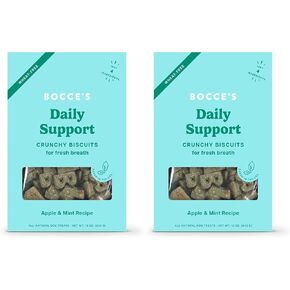 Bocce's Bakery Belly Daily Support Treats for Dogs, Wheat-Free Dog Treats, Made with Real Ingredients, Baked in The USA, Supports Digestive Health, All-Natural Pumpkin & Ginger Biscuits, 12 oz in Kuwait