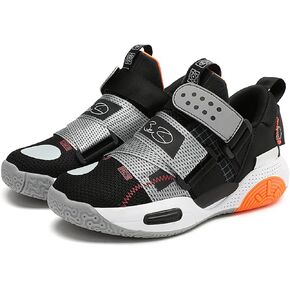 أحذية كرة السلة للأطفال للأولاد والبنات أحذية رياضية متينة، أحذية رياضية متينة بحلقة خطاف قابلة للتنفس لمدربي المدارس في الهواء الطلق للأطفال الصغار والأطفال الكبار والشباب in Kuwait