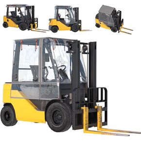 غطاء رافعة شوكية SANTIANO مناسب لجميع الأحوال الجوية، 0.5 مم من EVA، أكسفورد فضي 600D، مقاوم للماء، مقاوم للرياح، مقاوم للأشعة فوق البنفسجية، مناسب عالمي لرافعة شوكية 6000 رطل، غطاء للرافعة الشوكية سهل الاستخدام. in Kuwait