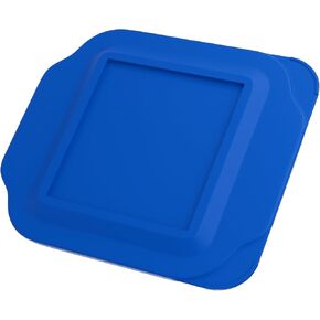 Replacement Lid fits Pyrex 2-Quart 8" x 8" Glass Baking Dish #222, Compatible with Lid #222-PC, Food Storage Container Cover with Flush Tab Handles (Navy) in Kuwait