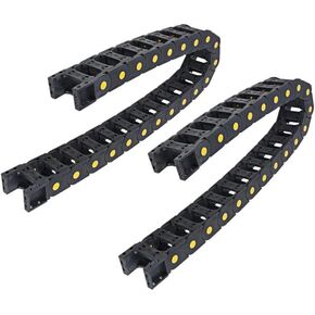 2 قطعة R55 البلاستيك سلسلة السحب القطر الداخلي 25 مللي متر x 57 مللي متر 1 متر (39.4 بوصة) طول سلك كابل الناقل خارج نوع مفتوح مغلق ل ماكينة بتحكم رقمي بالكمبيوتر in Kuwait