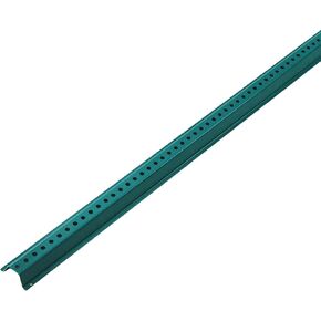 8FT Sign Post, 1 Pack U-Channel Sign Post with Pre-Drilled Holes, Steel Fence for Gardens, Farms, Parking Lots & Traffic Control, Rust-Resistant, Heavy Duty, Easy to Install, Green in Kuwait