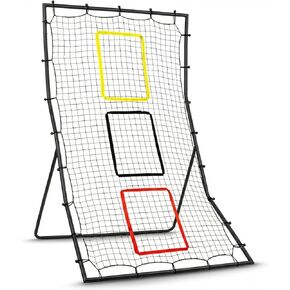 Softball Baseball Back Net - 6 x 4 Feet Rebounder for Pitching and Fielding, 3 Goal Zones in Kuwait