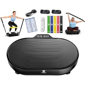 Vibration Plate Exercise Machine, Vibration Plate for Lymphatic Drainage Vibrating Plate with Loop Bands, Whole Body Vibration Plates for Weight Loss Enlarged Panel 99 Speeds 660 LBS Workout in Saudi Arabia