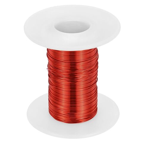 Generic سلك مغناطيسي 24 AWG، سلك نحاس مطلي بالمينا 24 قياس، سلك ملف مغناطيسي 2 أونصة للمحول، المحرك، الكهرباء، 155C(311F) in Saudi Arabia