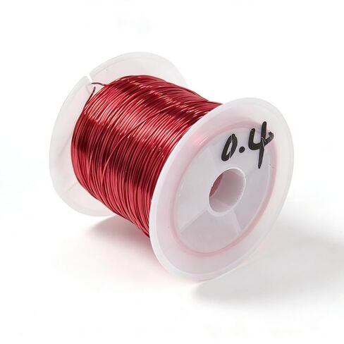 22AWG Magnet Wire - Enameled Copper Wire - 3.5 oz, Enameled Magnet Winding Wire Used for Transformers Inductors Temperature Rating 155℃（311℉） (22AWG/100g) in Saudi Arabia