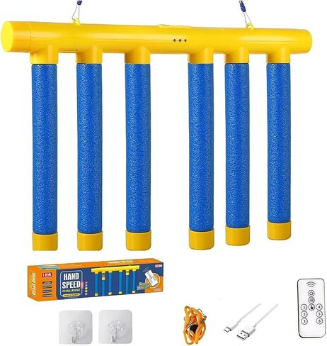 Beita Reflex Challenge Game for Adults,Reflexes Game Falling Sticks,Catching Drop Stick Game,Hand Eye Coordination Training,3 Adjustable Speed,Upgrade Remote Control in Kuwait