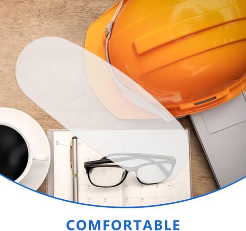 Zerodeko 2pcs Sandblasting Hood Lens Shield Inner Lens for Safety Sandblasting Replacement Protective Cover Comfortable for Long-Term Use in Saudi Arabia