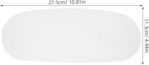 Zerodeko 2pcs Sandblasting Hood Lens Shield Inner Lens for Safety Sandblasting Replacement Protective Cover Comfortable for Long-Term Use in Saudi Arabia