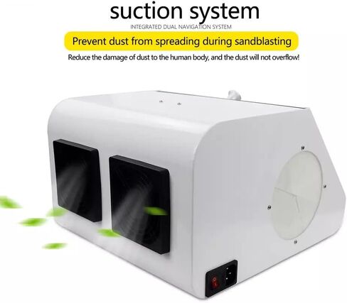 Lab Sandblaster Dust Collector,Lab Grinding Box Lapping Protector Sandblasting Dust-proof Case with LED Light in Kuwait
