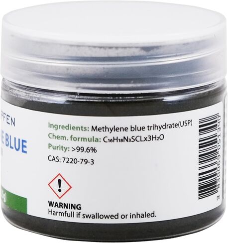Heiltropfen Methylene Blue Powder 0.88 Oz - 25 g | Ultra High Purity | USP Pharma Grade Ingredients - Third-Party Tested | Formaldehyde Free | incl. Spoon in Kuwait