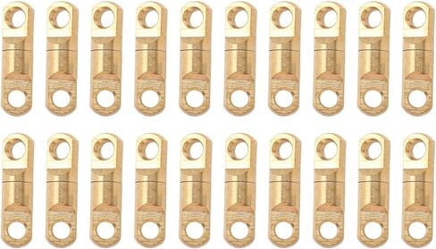 Yinhing 20 Pcs Swivel Eye Rotating Connector Brass Double Eye Swivel Connector 7mm Inner Diameter for Rope Key Phone Accessories Repair Craft Projects in Saudi Arabia