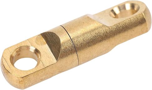 Yinhing 20 Pcs Swivel Eye Rotating Connector Brass Double Eye Swivel Connector 7mm Inner Diameter for Rope Key Phone Accessories Repair Craft Projects in Saudi Arabia