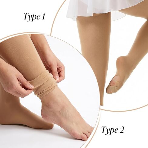 Deep Skin Tone Ballet Tights, Ultra Soft Dance Tights for Teen & Adult Women, Convertible Leggings Stockings for Girls Aged 16+ (XXL) in Saudi Arabia