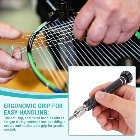 Tennis Stringing Machine Awl Tool, Racket String Assistance Racquet Stringing Straight Awl for Badminton Racket in Saudi Arabia