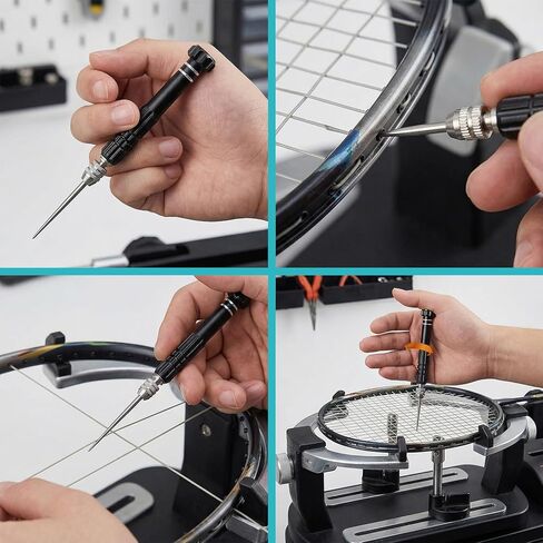Tennis Stringing Machine Awl Tool, Racket String Assistance Racquet Stringing Straight Awl for Badminton Racket in Saudi Arabia