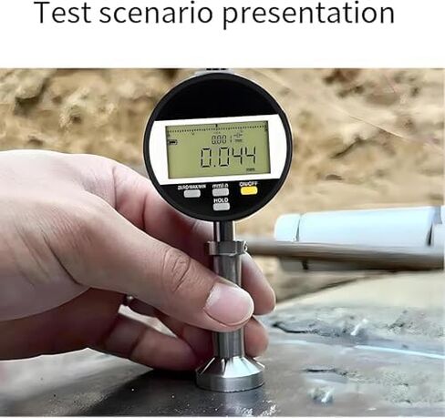 مقياس خشونة رقمي 0-6.5 مم، مقياس رقمي للملف الشخصي، مع شاشة عرض LCD، دقة القياس ±0.003 مم in Saudi Arabia