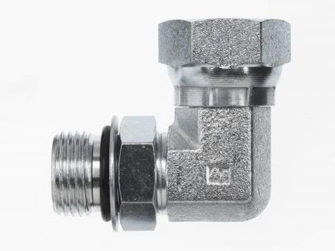 6901-04-04 محول هيدروليكي 1/4 "ذكر BOSS قطب X 1/4" أنثى الأنابيب قطب 90 درجة الكربون الصلب in Saudi Arabia