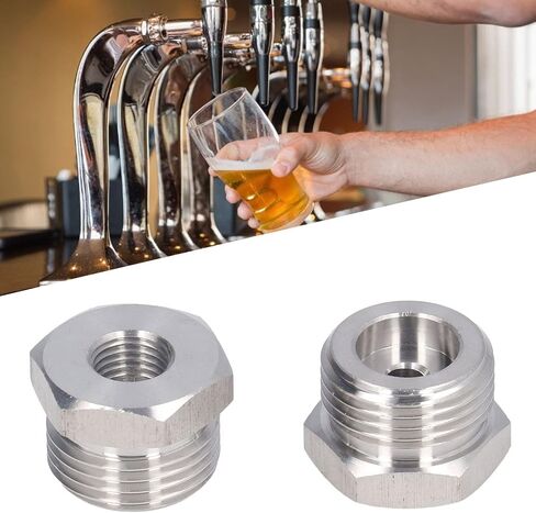Connector, Female Thread 1/4 MFL Adapter Male Thread G5/8 for Home Brewer for Professional Use in Saudi Arabia