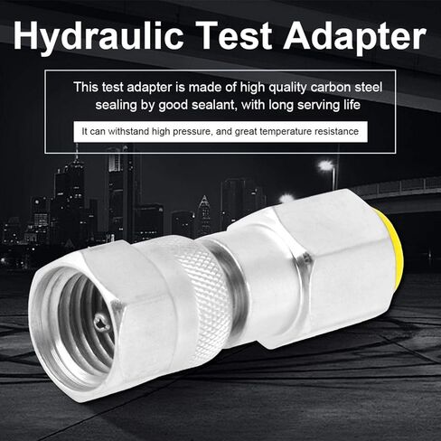 Hydraulic Test Adapter, Test Accessories, 1 pcs G1/4 to M16*2 Thread Pressure Test Point Testing Coupling Adapter for Hydraulic System in Saudi Arabia