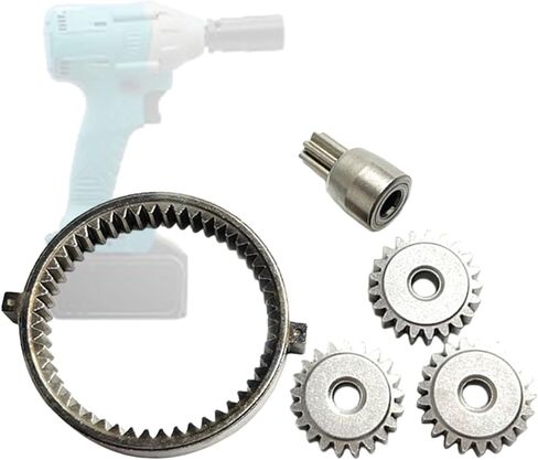 5x Metal Electric Drill Gear Set Planetary Gears 50 Teeth Gear Ring for 775/550 Electric Drills Power Tool Repair Kit in Kuwait
