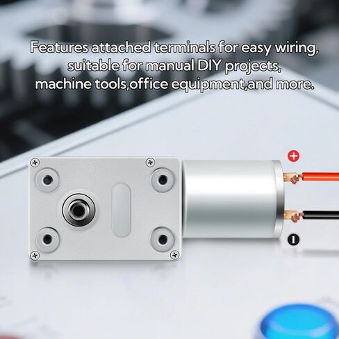 2 قطعة 12 فولت 200 دورة في الدقيقة موتور تروس ، 2A 20 واط عزم دوران عالي محرك تيار مباشر ، محرك تروس دودة صغير in Kuwait