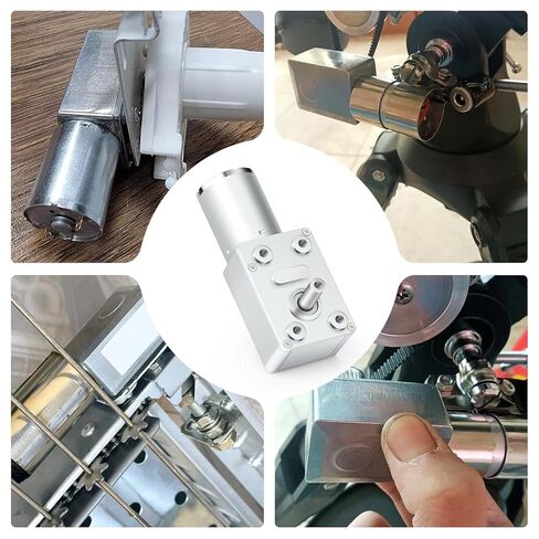 2 قطعة 12 فولت 200 دورة في الدقيقة موتور تروس ، 2A 20 واط عزم دوران عالي محرك تيار مباشر ، محرك تروس دودة صغير in Kuwait