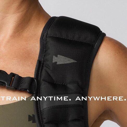 GORUCK 8LB، 12LB، 16LB سترة تجسس نسائية مرجحة للمشي والجري - سترة الوزن للنساء لتدريب اللياقة البدنية مع مقاس قابل للتعديل، تصميم منخفض المظهر لفقدان الوزن in Kuwait