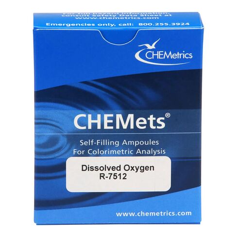 CHEMetrics R-7512 Dissolved Oxygen Indigo 1-12 Refill Kit in Kuwait