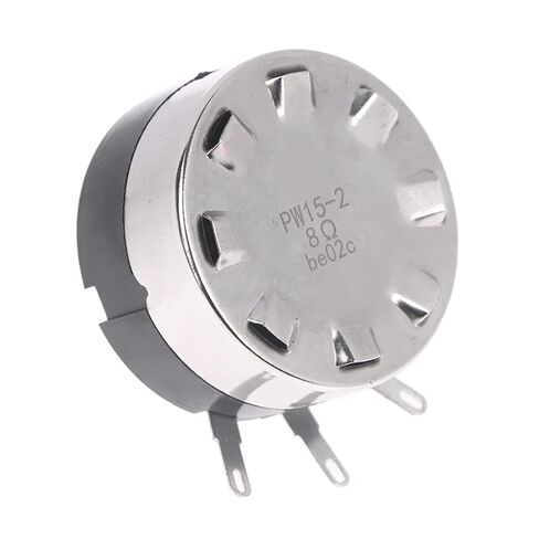 WX200 Dual-Wire Wound Potentiometer, 15W High Power Stereo Attenuator, 8Ω Resistance, 15mm Shaft Length in Kuwait