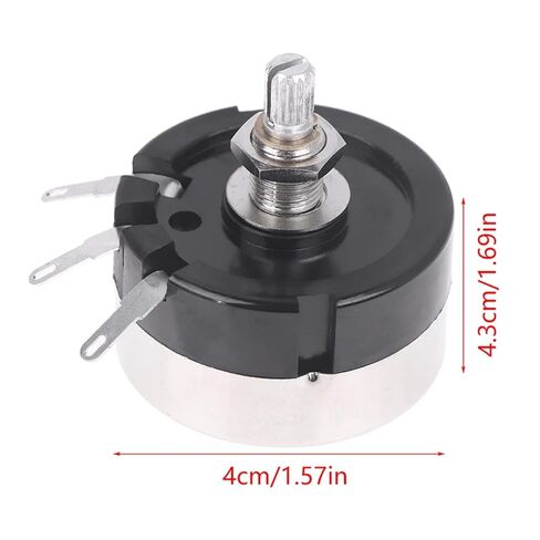 WX200 Dual-Wire Wound Potentiometer, 15W High Power Stereo Attenuator, 8Ω Resistance, 15mm Shaft Length in Kuwait