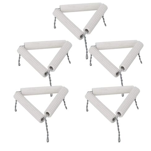 Crucible Triangle, 5pcs 55mm Lab Clay Triangle, Mud Triangular Crucible Stand Crucible Clay Triangle Heated Equipment Tool Chemistry Heating Support Clay Triangle Crucible Clay in Saudi Arabia