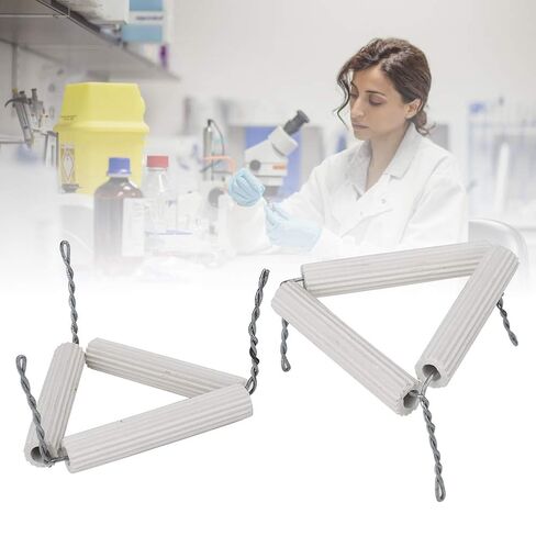 Crucible Triangle, 5pcs 55mm Lab Clay Triangle, Mud Triangular Crucible Stand Crucible Clay Triangle Heated Equipment Tool Chemistry Heating Support Clay Triangle Crucible Clay in Saudi Arabia