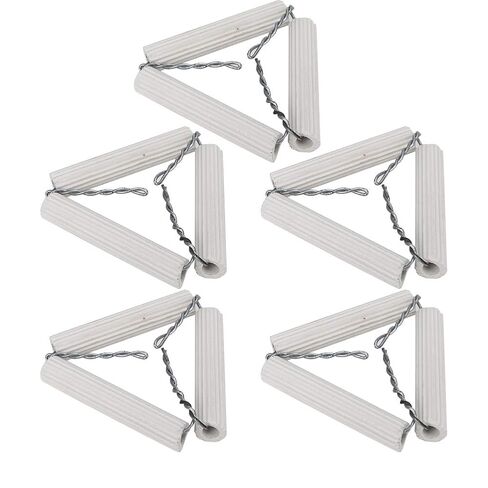 Crucible Triangle, 5pcs 55mm Lab Clay Triangle, Mud Triangular Crucible Stand Crucible Clay Triangle Heated Equipment Tool Chemistry Heating Support Clay Triangle Crucible Clay in Saudi Arabia