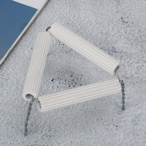 Crucible Triangle, 5pcs 55mm Lab Clay Triangle, Mud Triangular Crucible Stand Crucible Clay Triangle Heated Equipment Tool Chemistry Heating Support Clay Triangle Crucible Clay in Saudi Arabia