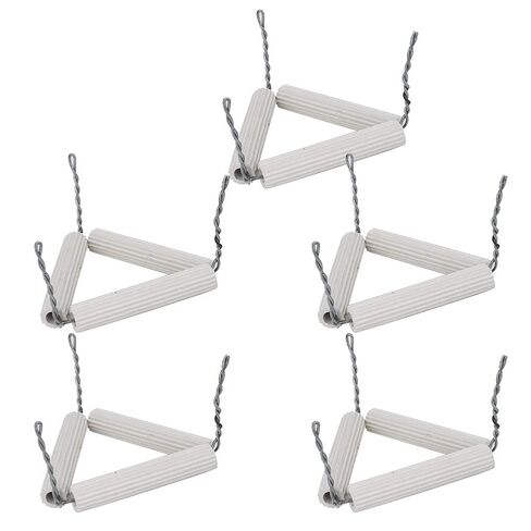 Crucible Triangle, 5pcs 55mm Lab Clay Triangle, Mud Triangular Crucible Stand Crucible Clay Triangle Heated Equipment Tool Chemistry Heating Support Clay Triangle Crucible Clay in Saudi Arabia