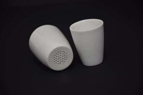 Porcelain Gooch Crucible Pack of 24 (Capacity 40ml, Base ID 25mm) in Saudi Arabia