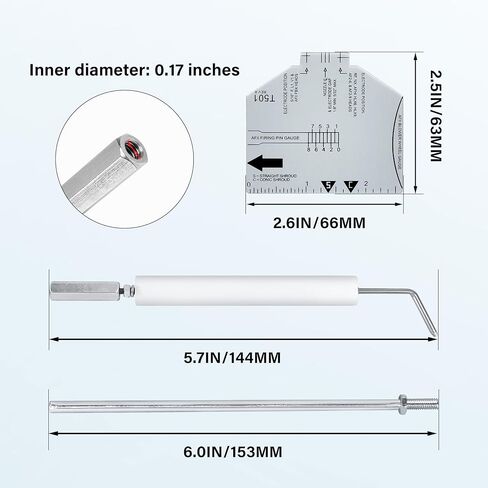 مجموعة عازل القطب 5780 لنماذج Beckett AF وAFG وBPW وSF وSR"F"، لأقطاب موقد الزيت SR in Kuwait