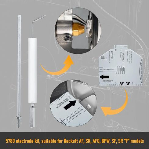 5780 Electrode Insulator Assembly Fits for Becket AF, AFG, AR, SF and SR Burners in Saudi Arabia