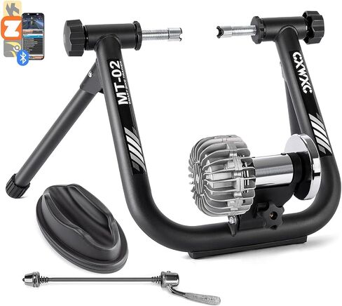 Smart Bike Trainer - Fluid Bike Trainer Stand for 26-29" or 700c Wheel - Noise Reduction Bicycle Stationary Stand Compatible with Zwift App in Saudi Arabia